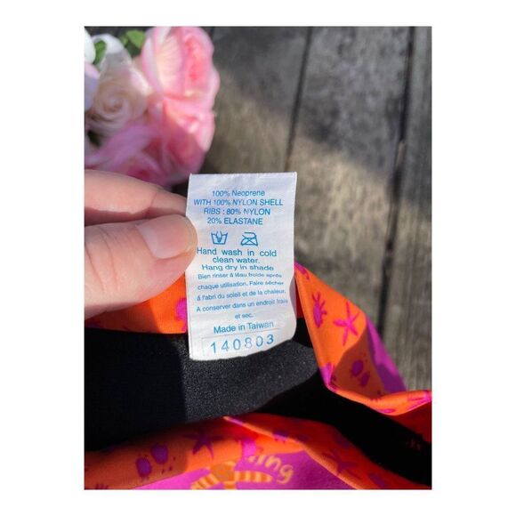 Splash About Happy Nappy Swim Diaper Re-Usable Sz XL Orange Pink - Picture 6 of 7